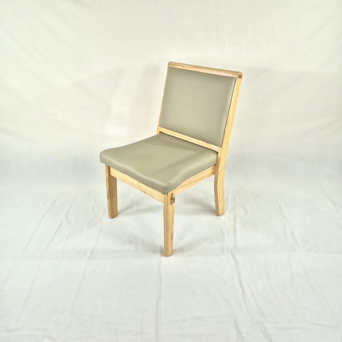 고무나무 원목 개인 고급 의자 M-01 (가림형)