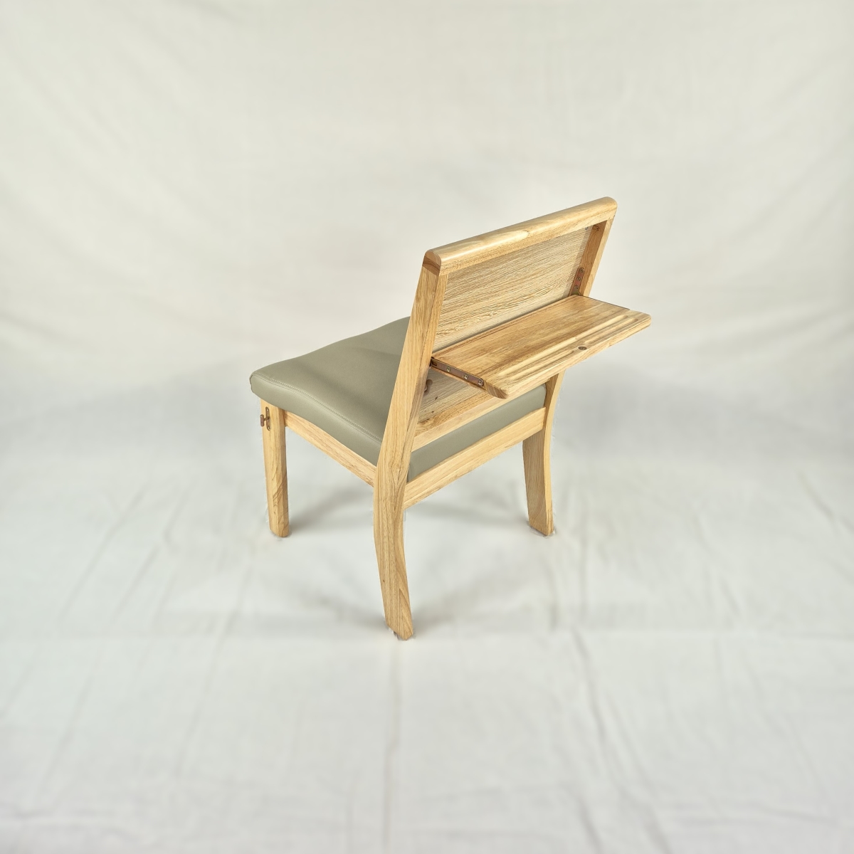 고무나무 원목 개인 고급 의자 M-01 (가림형)