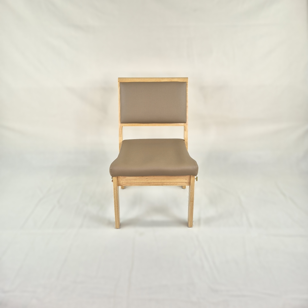 고무나무 원목 개인 고급 의자 O-01 (개방형)