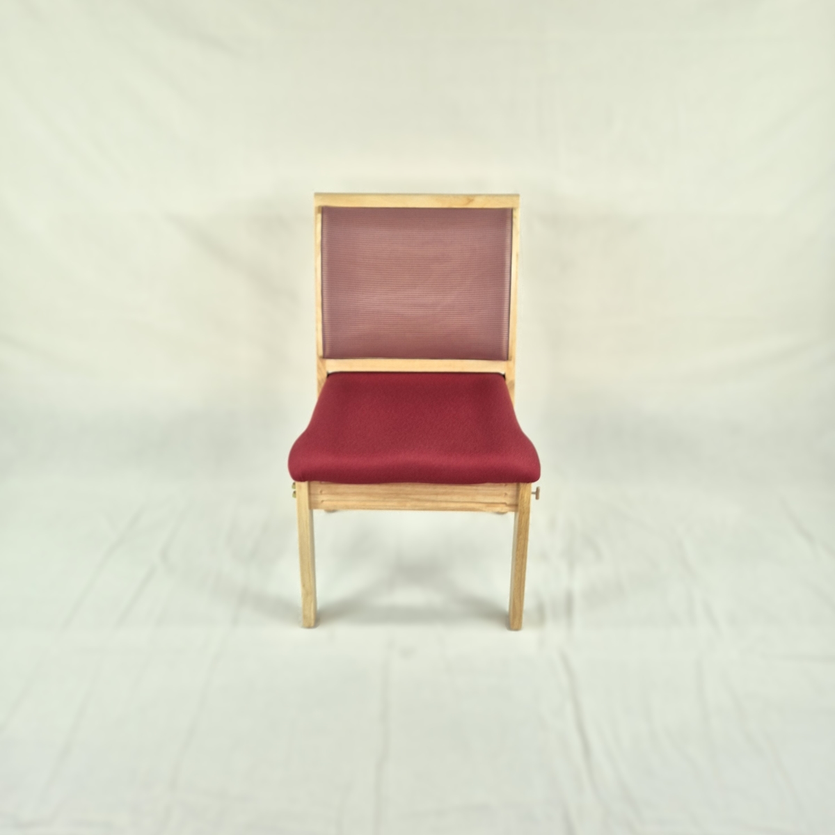 고무나무 원목 고급 메쉬 의자 R-06 (메쉬형)