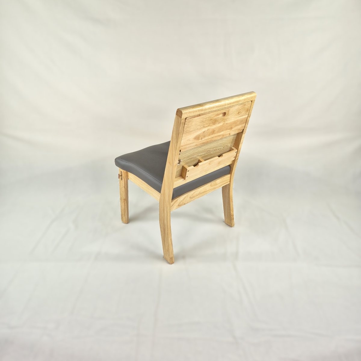 고무나무 원목 개인 고급 의자 MB-06 (주보헌금봉투보관함형)