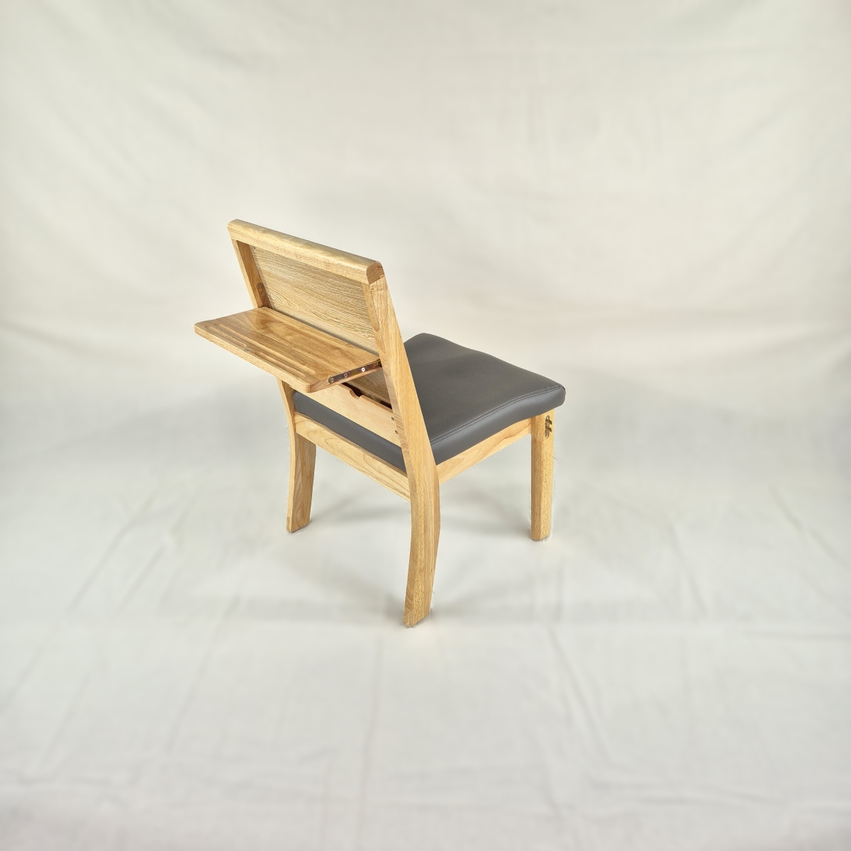 고무나무 원목 개인 고급 의자 MB-06 (주보헌금봉투보관함형)